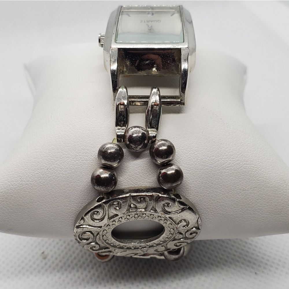 Quartz Silver Colored Beaded Watch - Picture 2 of 5